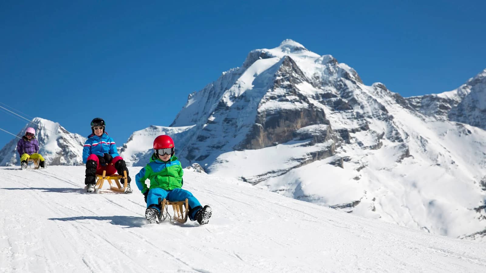 Sledding with Kids near Interlaken: Ages and Runs