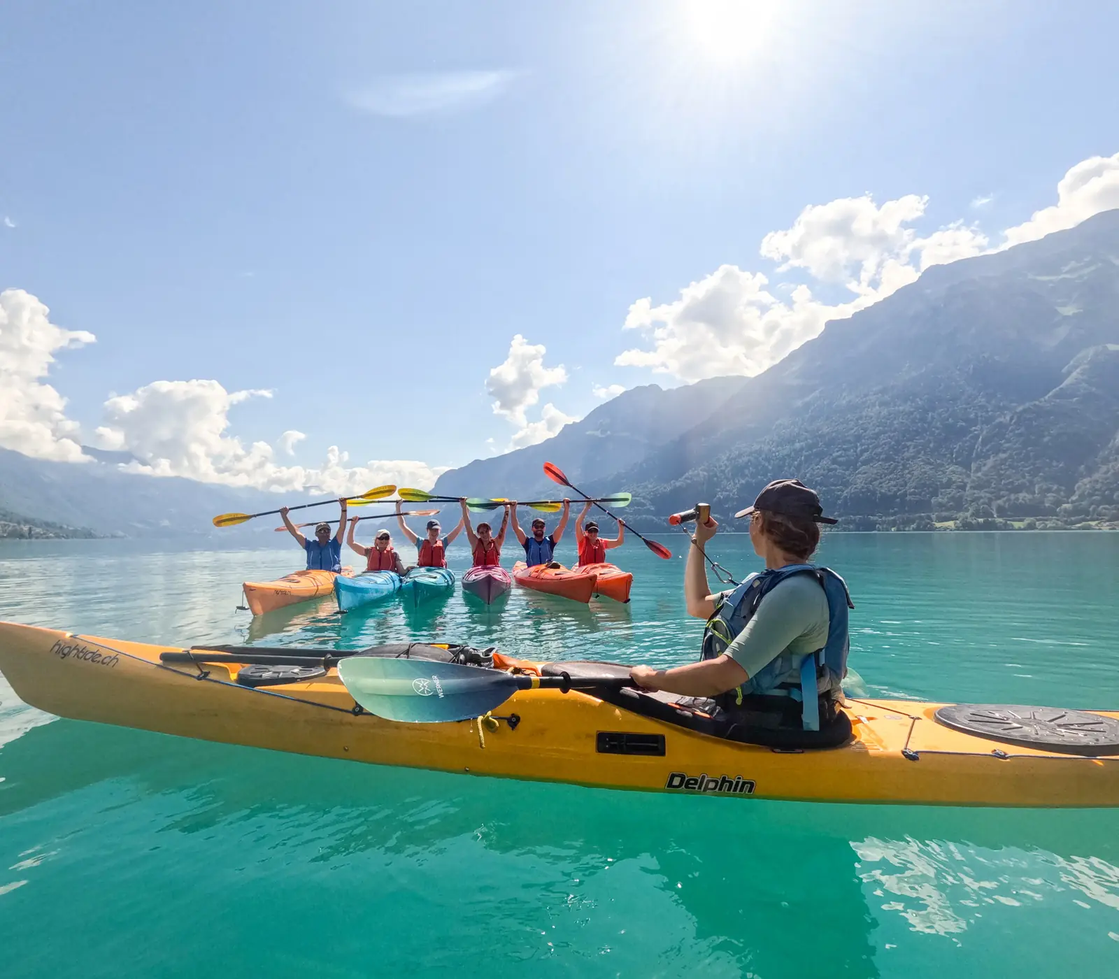 Kayaking in Interlaken, Lake Brienz